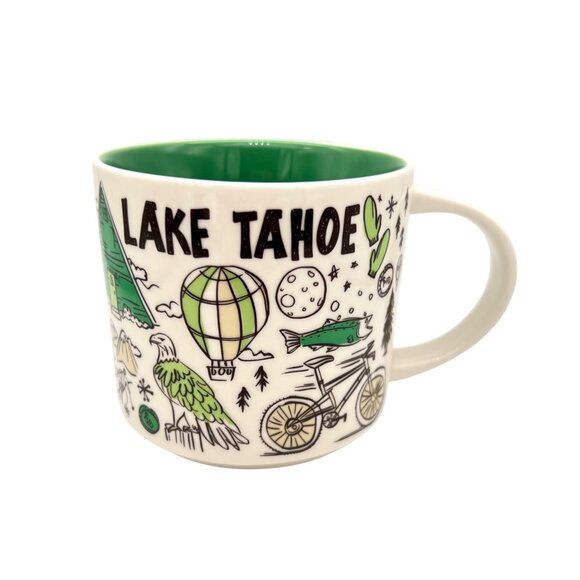Starbucks Other - Starbucks Lake Tahoe Been There Series Ceramic Mug 14 fl oz Green Interior